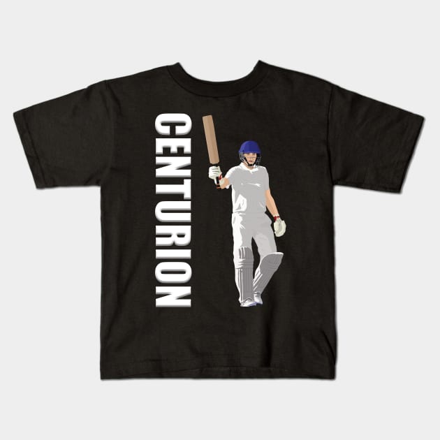 Centurion Cricketer Kids T-Shirt by Wayne Brant Images